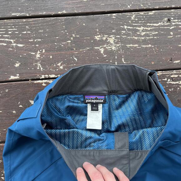 (S) Patagonia Snowshot Pants Big Sur Blue Ski Snow - Picture 4 of 6
